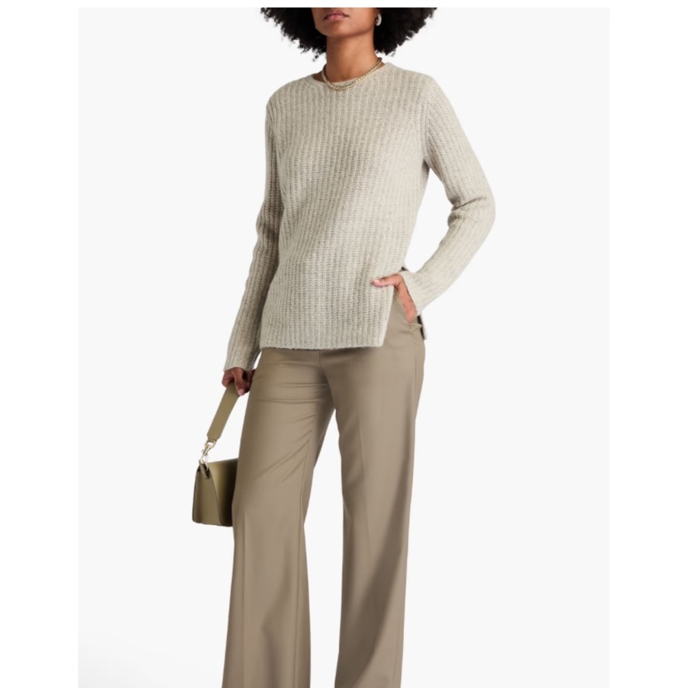 VINCE.
Ribbed Donegal cashmere sweater